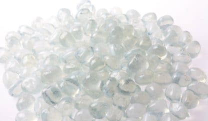 Galets de Verre Rainbow Blanc - calibre 20/30mm - sac de 5kg