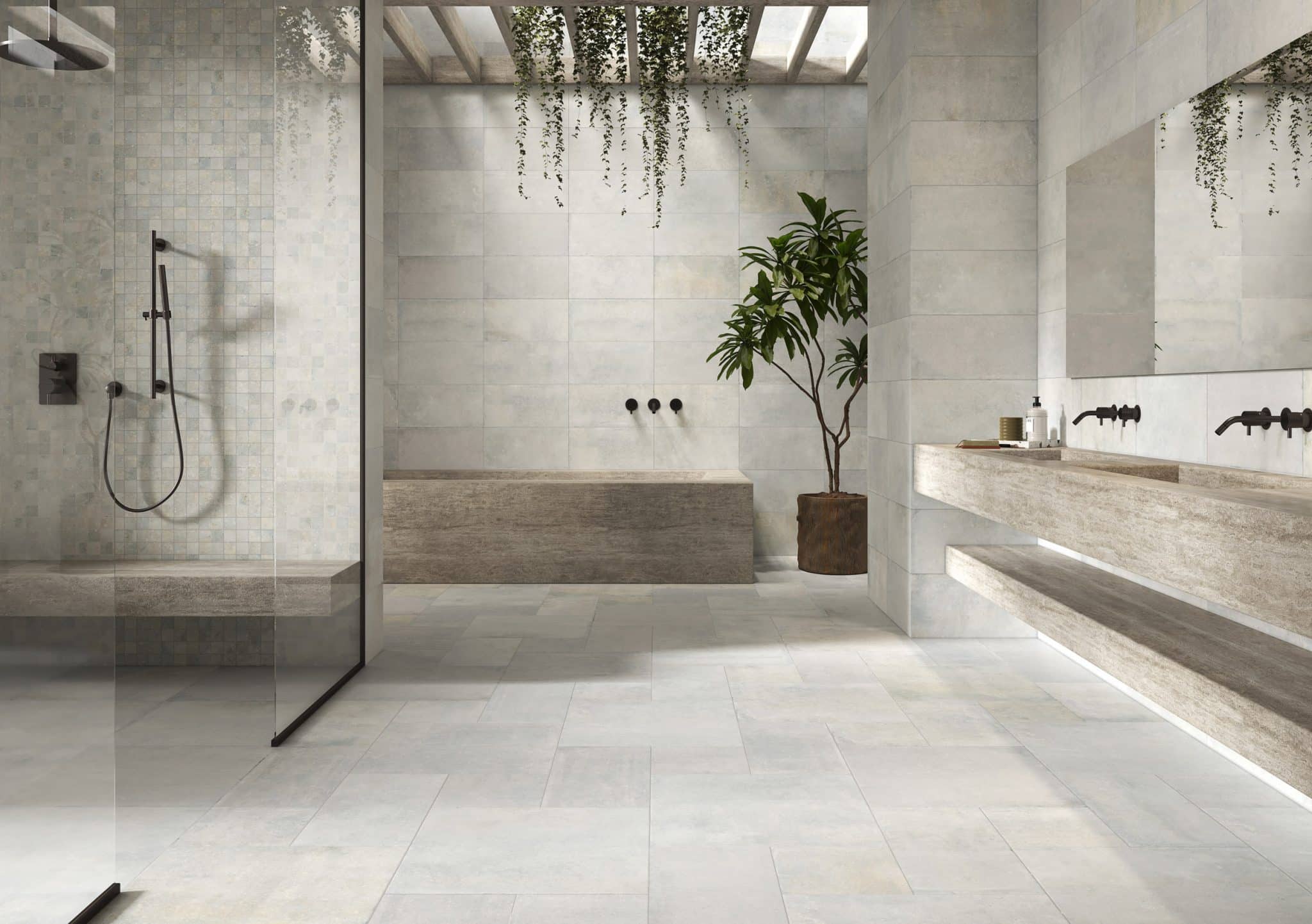 Carreaux Intérieur Novoceram Sérac Cendre – Image 2