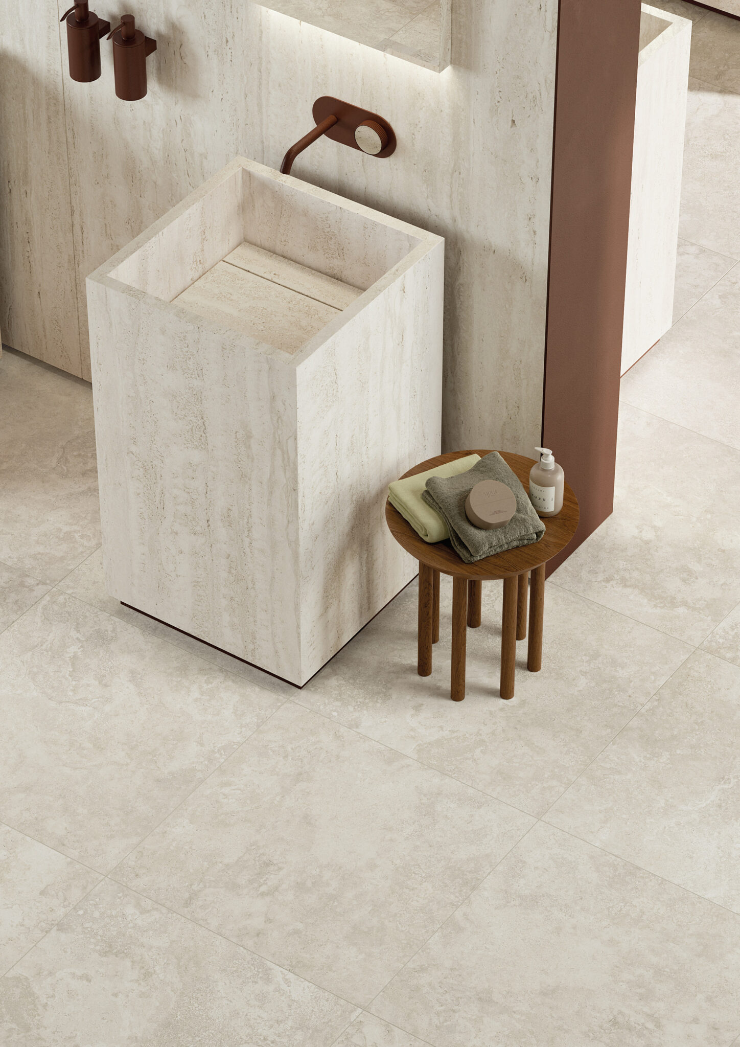 MIRAGE ELYSIAN TRAVERTINI Travertino Pearly Cross EY12- Sp Intérieur – Image 2