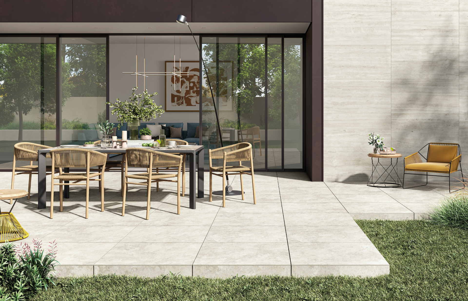 MIRAGE ELYSIAN TRAVERTINI Travertino Pearly Cross EY12 – extérieur 9mm – Image 2