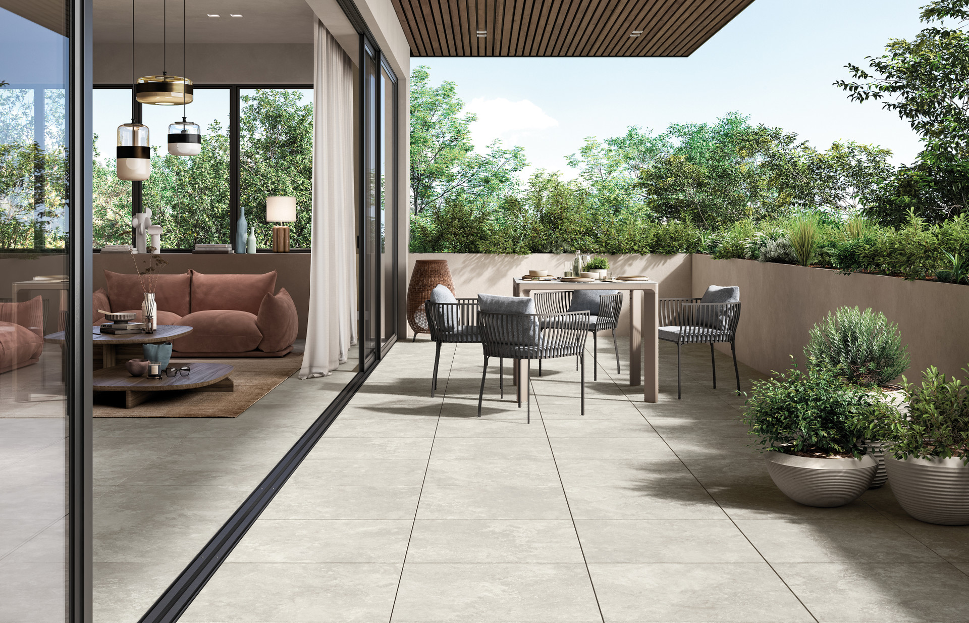 MIRAGE EVO2 ELYSIAN TRAVERTINI Travertino Misty Cross EY14 – Extérieur 2cm – Image 2