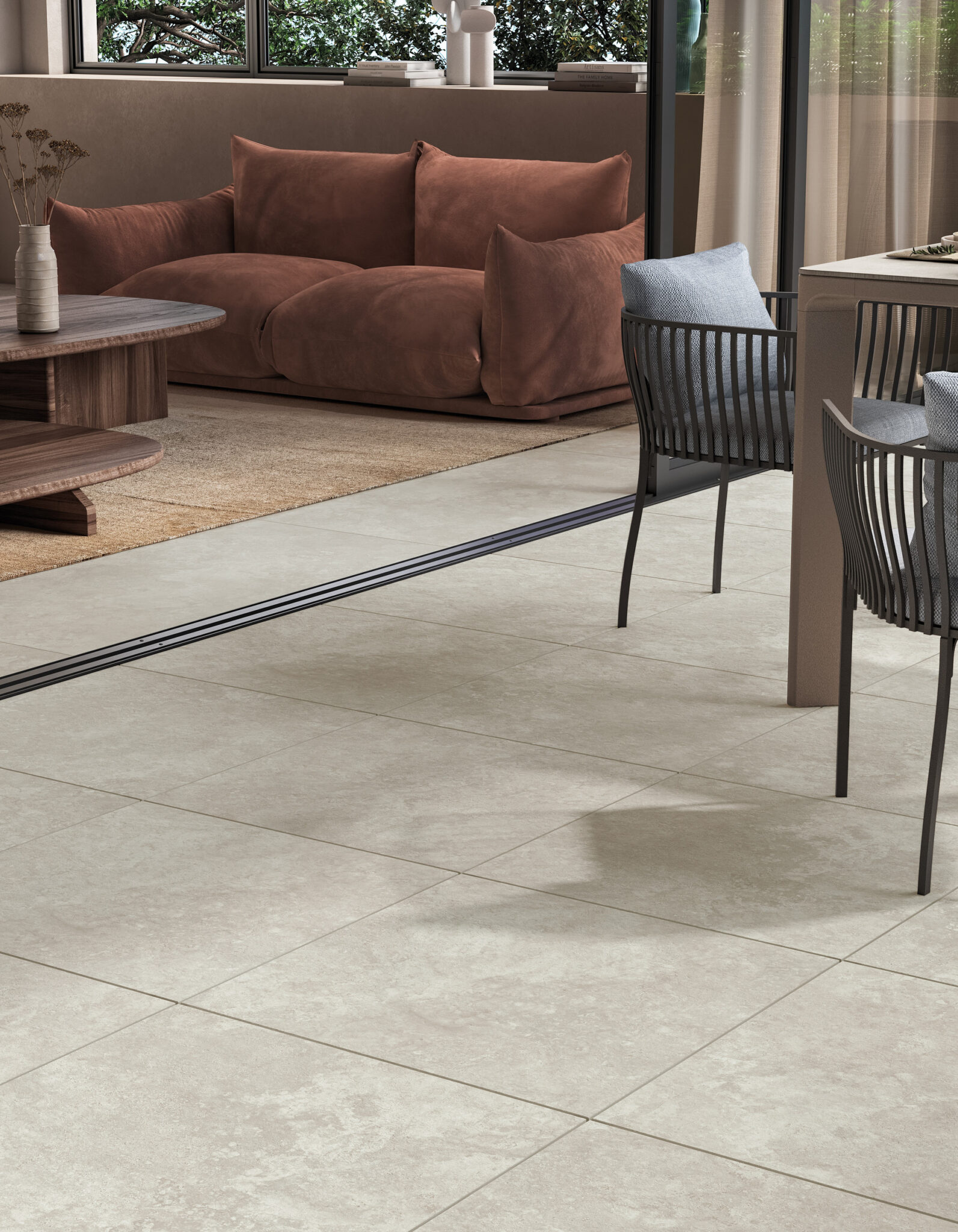 MIRAGE ELYSIAN TRAVERTINI Travertino Misty Cross EY14 – Naturel Intérieur – Image 2