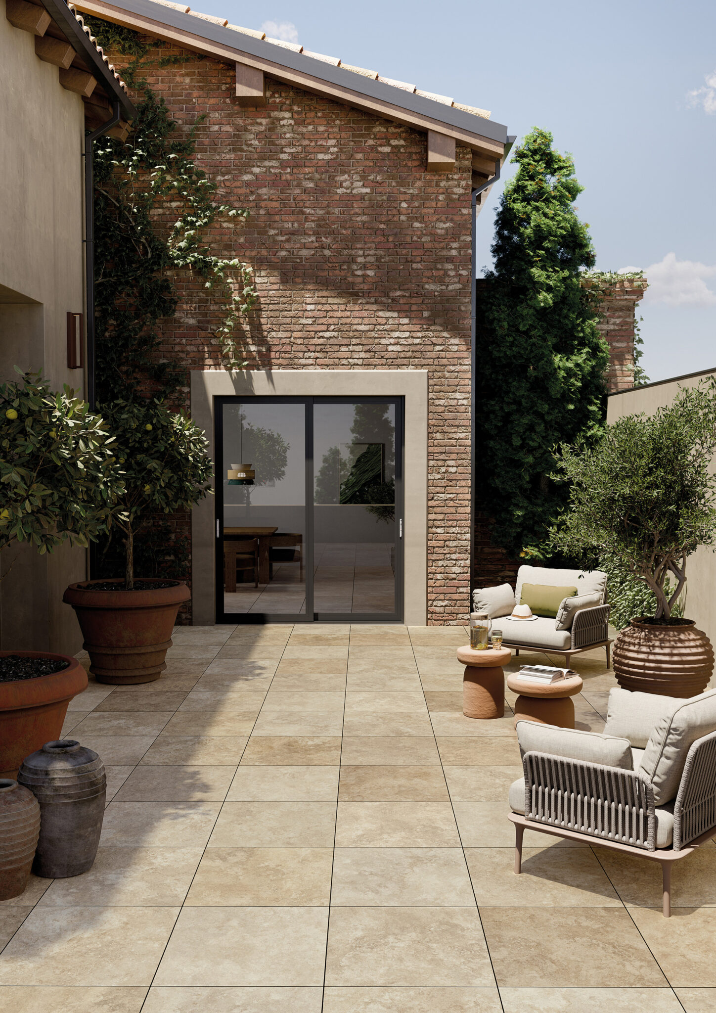 MIRAGE EVO2 ELYSIAN TRAVERTINI Rustic Cross EY15 – Extérieur 2cm – Image 2