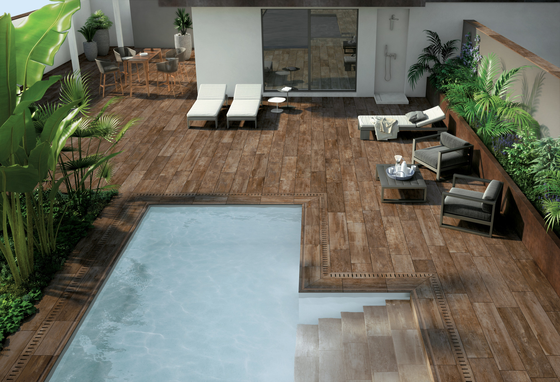 MIRAGE NOON Honey NN03 - 30x120x2 Extérieur – Image 2